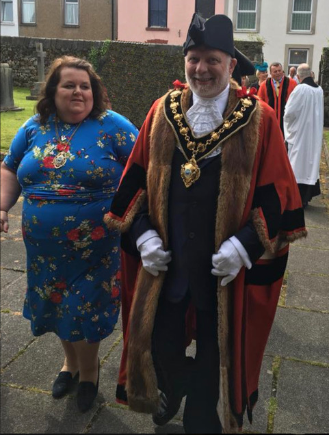 Consort Lisa Williams and Mayor Councillor Phil Thompson